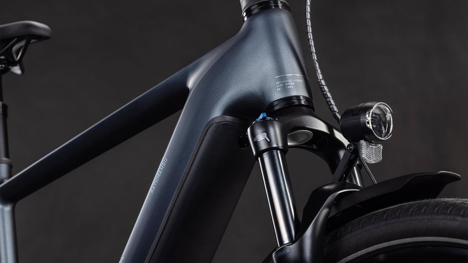 Cube Kathmandu Hybrid ONE 800 pois et vert - Image 3