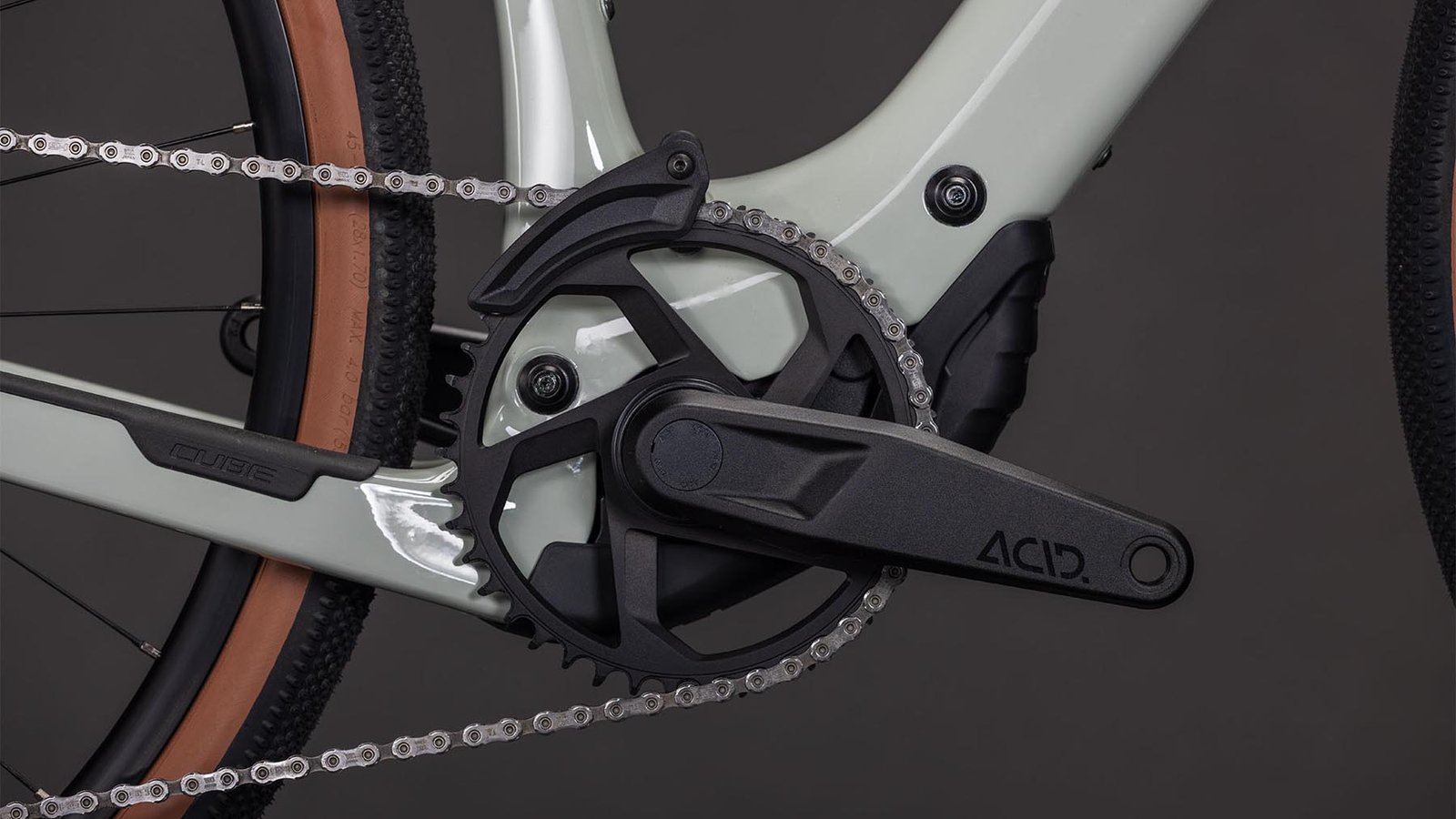 Cube Nuroad Hybrid C:62 Race 400X beige roseau et noir - Image 3